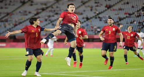 إسبانيا تفوز على اليابان وتتأهل لمواجهة البرازيل في نهائي أولمبياد طوكيو